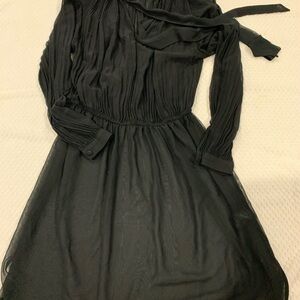 H&M Black Long-Sleeve Dress